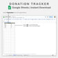 Google Sheets - Donation Tracker - Earthy