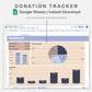 Google Sheets - Donation Tracker - Sweet