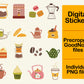 Digital Sticker - Coffee and Tea