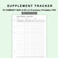 FC Compact Inserts - Supplement Tracker