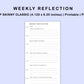 Skinny Classic HP Inserts - Weekly Reflection