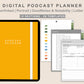 Digital Podcast Planner - Bright