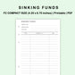 FC Compact Inserts - Sinking Funds