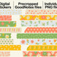 Digital Washi Tape - Spring Floral