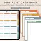 Digital Sticker Book - Portrait - Boho