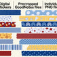 Digital Washi Tape - Gentle Blue