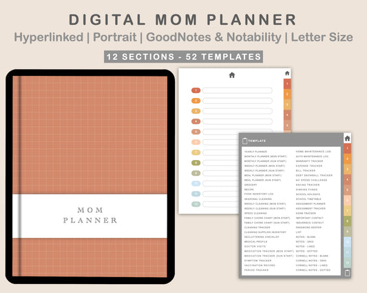 Digital Mom Planner - Autumn