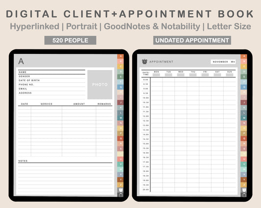 Digital Client Book - Portrait - Boho