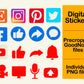 Digital Sticker - Social Media