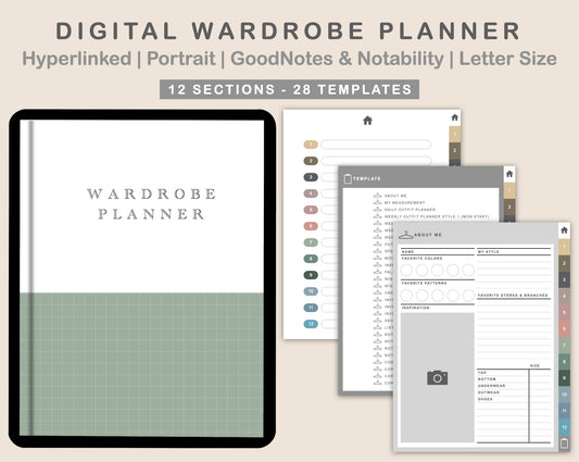Digital Wardrobe Organizer - Muted