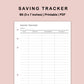 B6 Inserts - Saving Tracker