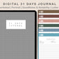 31 Day Digital Journal - Portrait - Muted
