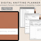 Digital Knitting Planner - Brown