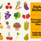 Digital Sticker - Healthy Food