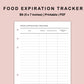 B6 Inserts - Food Expiration Tracker