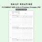 FC Compact Inserts - Daily Routine