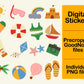 Digital Sticker - Summer