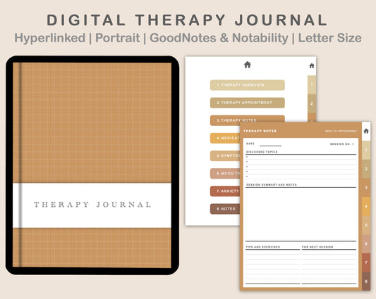 Digital Therapy Journal - Warm