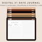 31 Day Digital Journal - Landscape - Brown Coffee