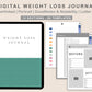 Digital Weight Loss Journal - Spring