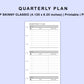 Skinny Classic HP Inserts - Quarterly Plan