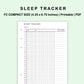 FC Compact Inserts - Sleep Tracker
