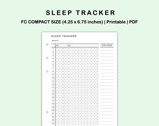 FC Compact Inserts - Sleep Tracker