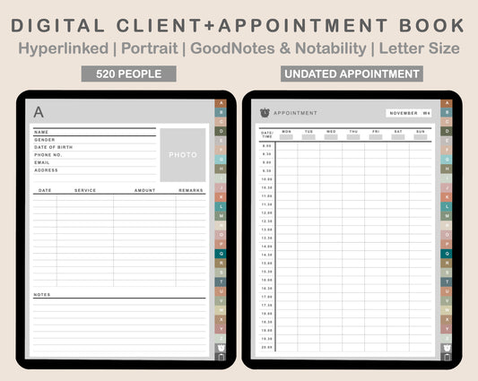Digital Client Book - Portrait - Neutral