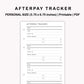 Personal Inserts - Afterpay Tracker