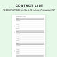 FC Compact Inserts - Contact List