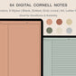Digital Cornell Notes - Earthy
