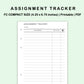 FC Compact Inserts - Assignment Tracker