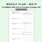 FC Compact Inserts - Weekly Plan - WO1P - with Top Priority
