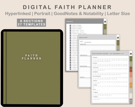 Digital Faith Planner - Boho