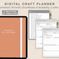 Digital Craft Planner - Boho