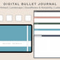 Digital Bullet Journal - 12 Months - Landscape - Muted