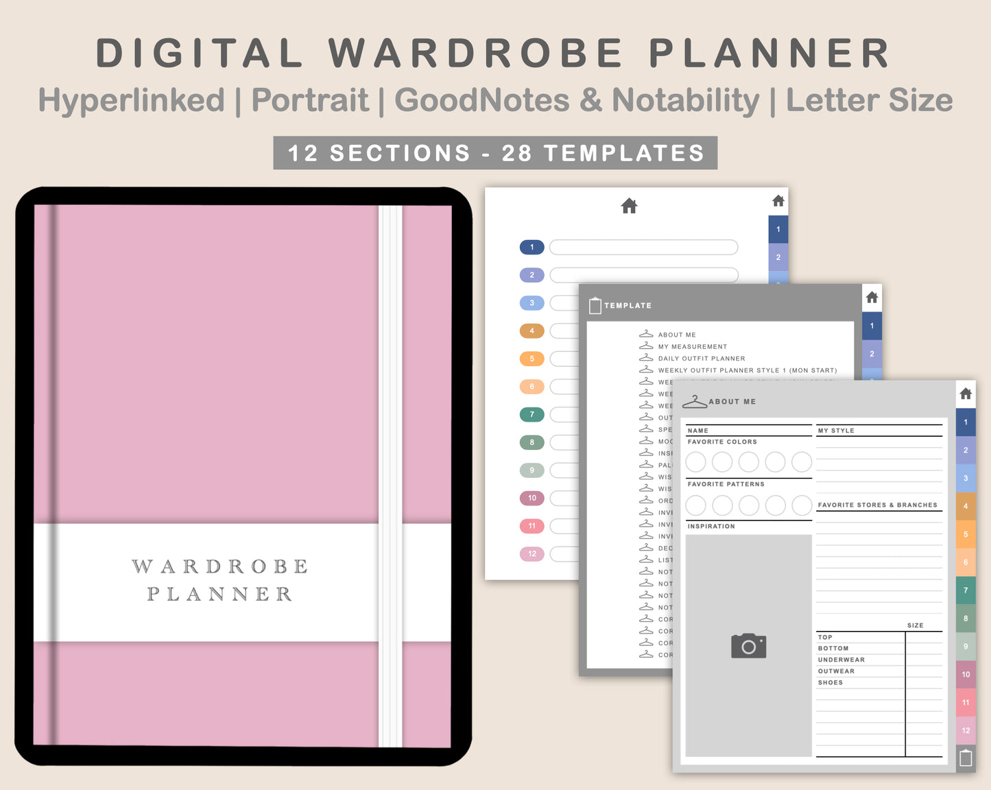Digital Wardrobe Organizer - Spring