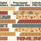 Digital Washi Tape - Boho Floral