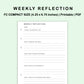 FC Compact Inserts - Weekly Reflection