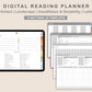 Digital Reading Planner - Landscape - Autumn