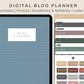Digital Blog Planner - Muted