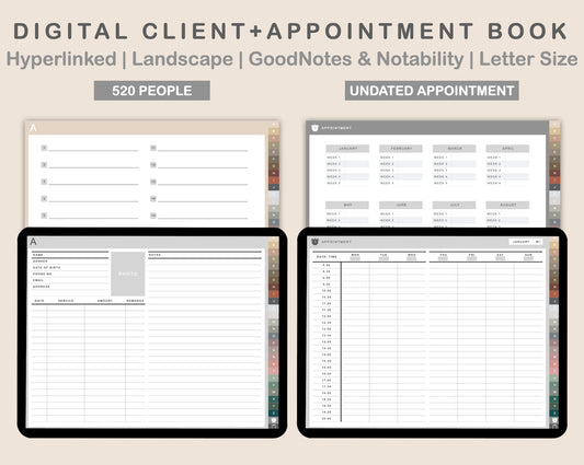 Digital Client Book - Landscape - Muted