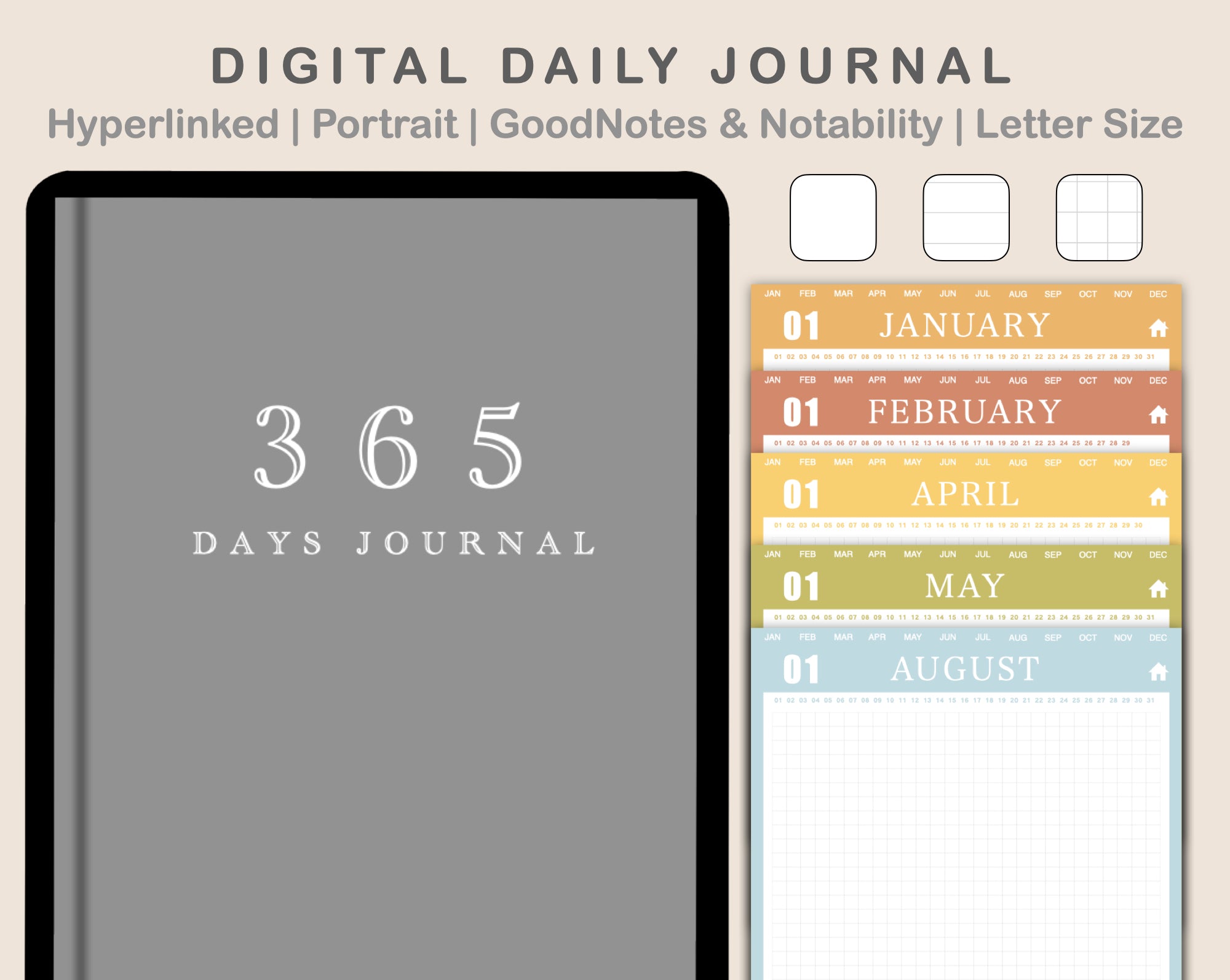 365 Day Journal - Autumn – kjunstudio