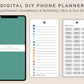 Digital Phone Planner DIY - Spring