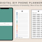 Digital Phone Planner DIY - Spring