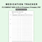 FC Compact Inserts - Medication Tracker