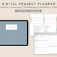 Digital Project Planner - Landscape - Muted