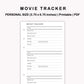 Personal Inserts - Movie Tracker