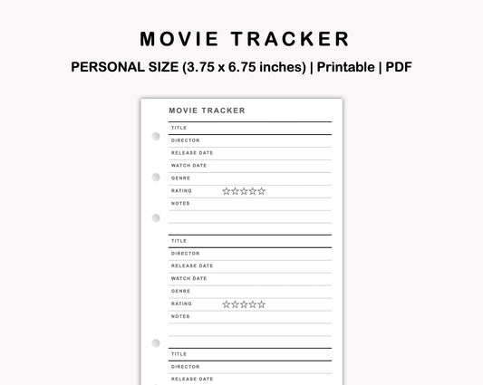 Personal Inserts - Movie Tracker