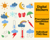 Digital Sticker - Weather – kjunstudio